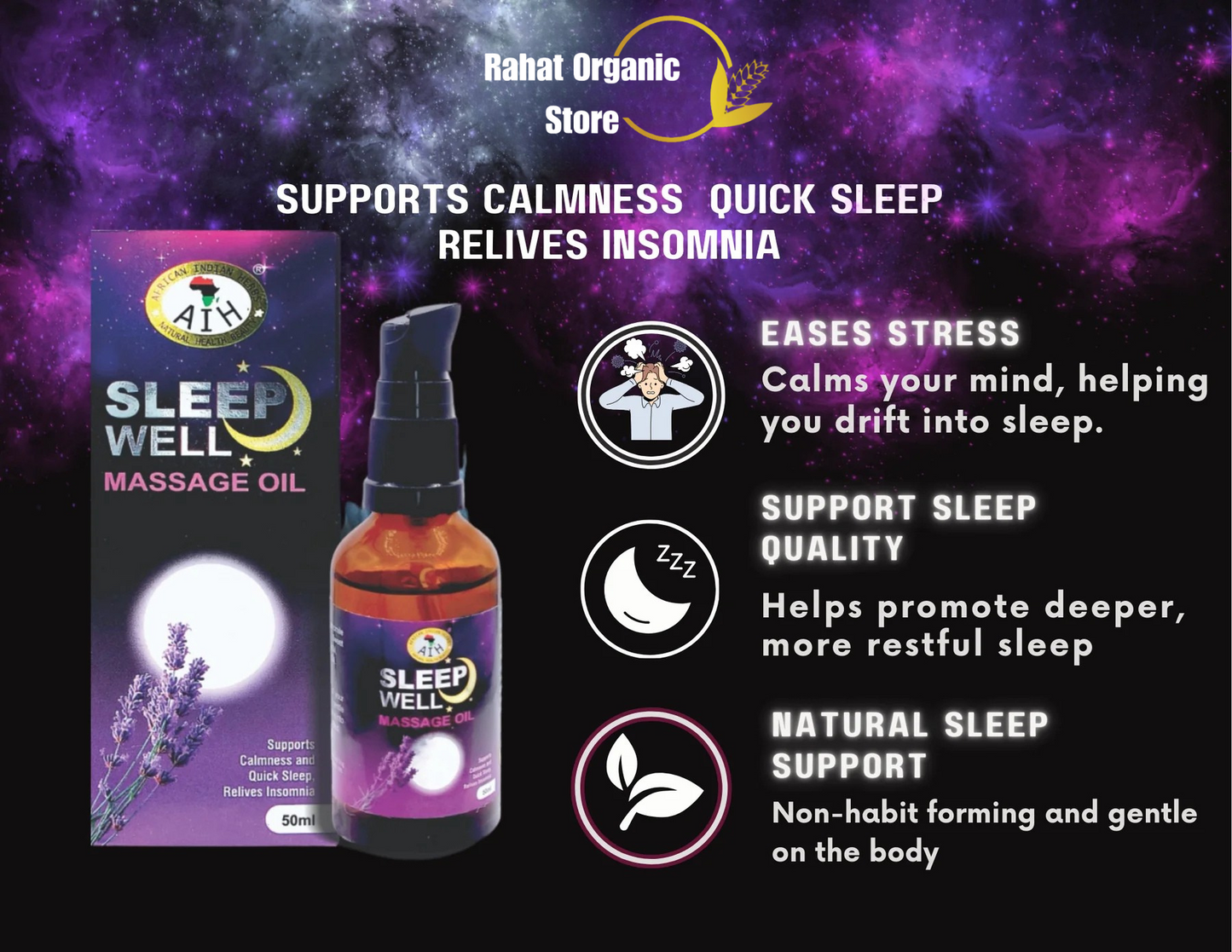 Sleep Well Massage Oil 50ml