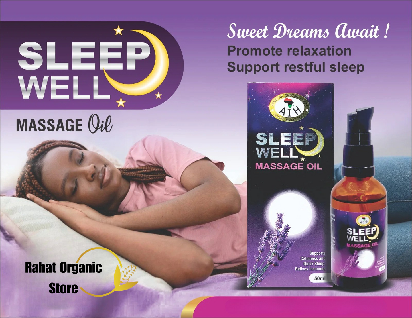 Sleep Well Massage Oil 50ml