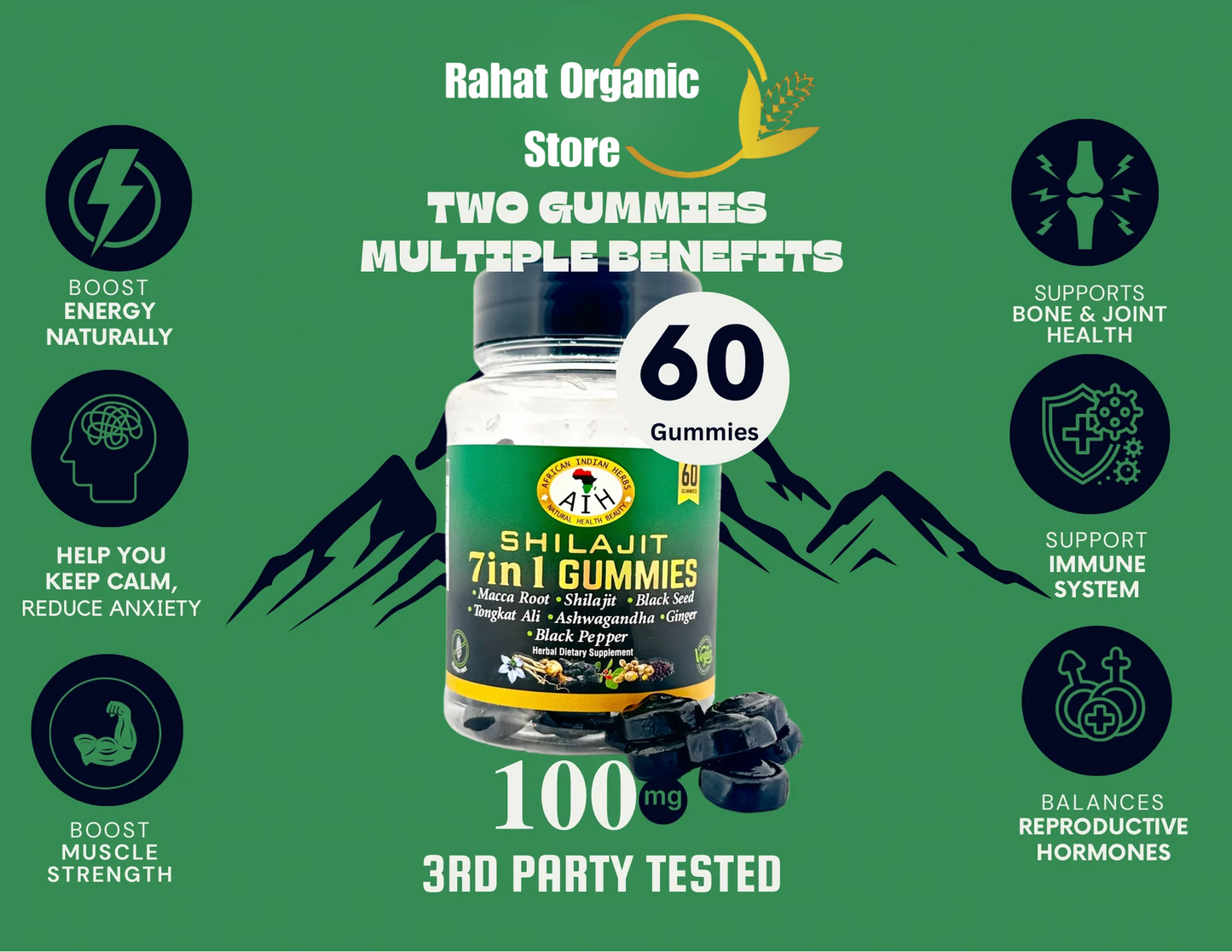 Shilajit 7 in 1 Gummies