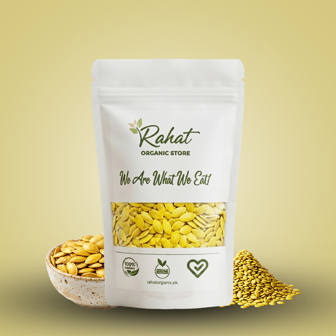 YELLOW PUMPKIN SEEDS (WITH SHELL)