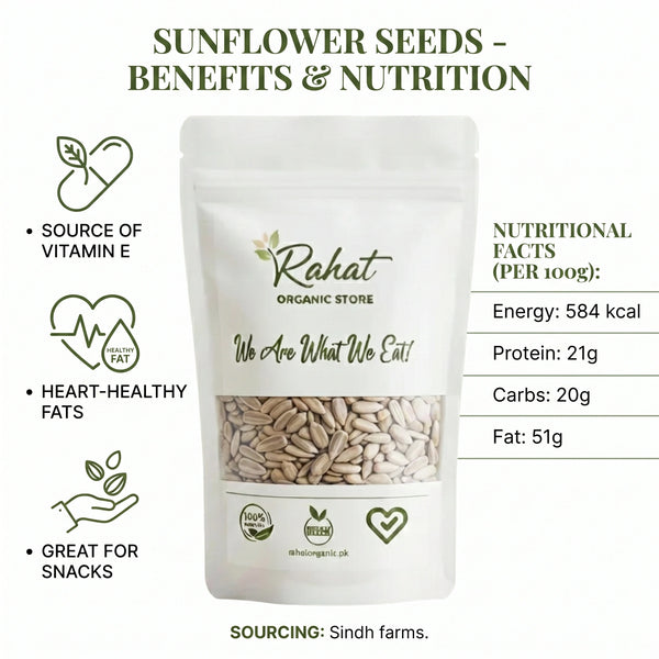 SUNFLOWER SEEDS (WITH SHELL)
