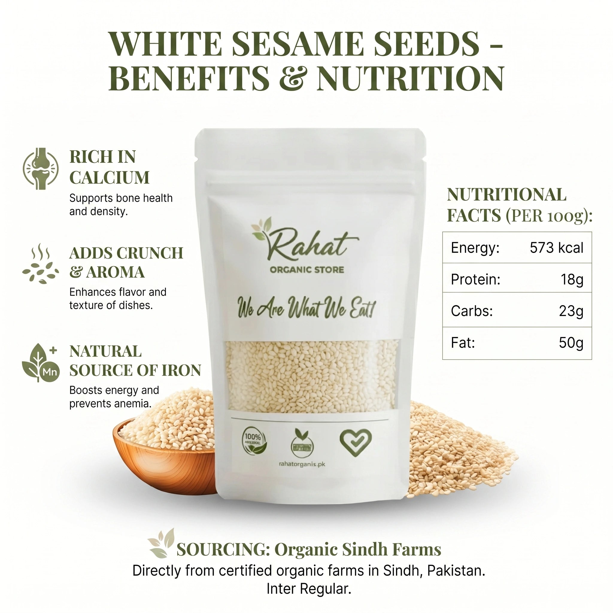 WHITE SESAME SEEDS Secondary image