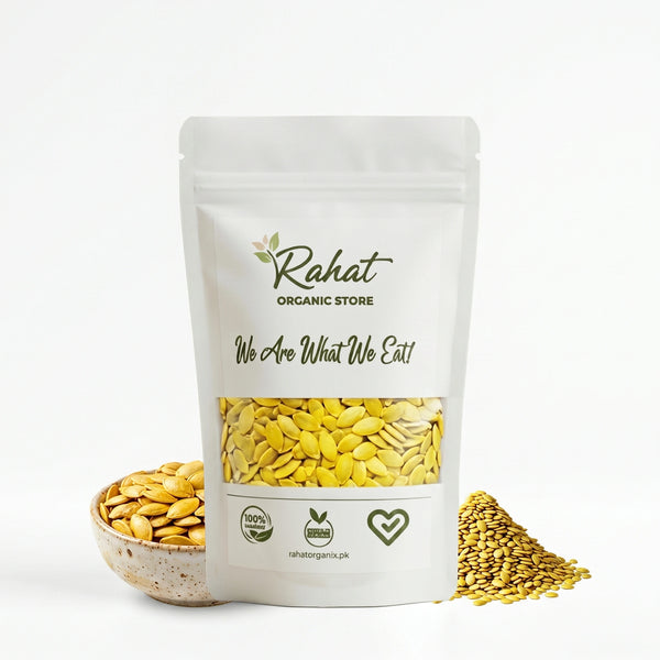 YELLOW PUMPKIN SEEDS (WITH SHELL)